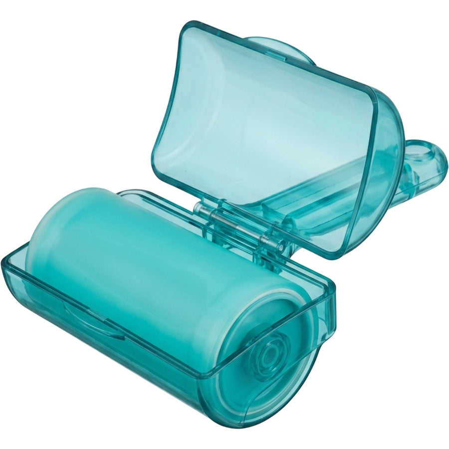 Culinova Washable Silicone Lint Roller with Folding Cover Teal